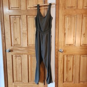 Pure Energy Olive Green Jumpsuit
